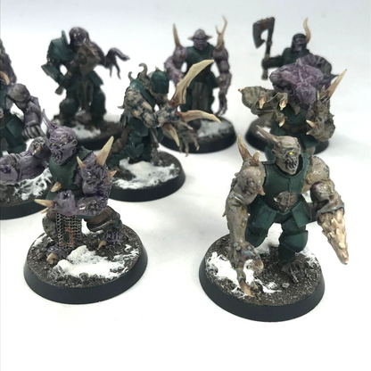 Nurgle Chaos Possessed Warriors Painted - Warhammer Age of Sigmar C1461