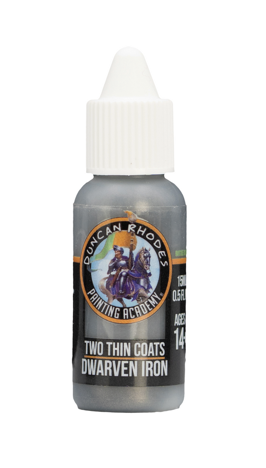 Dwarven Iron Two Thin Coats Paints Duncan Rhodes Painting Academy - 15ml