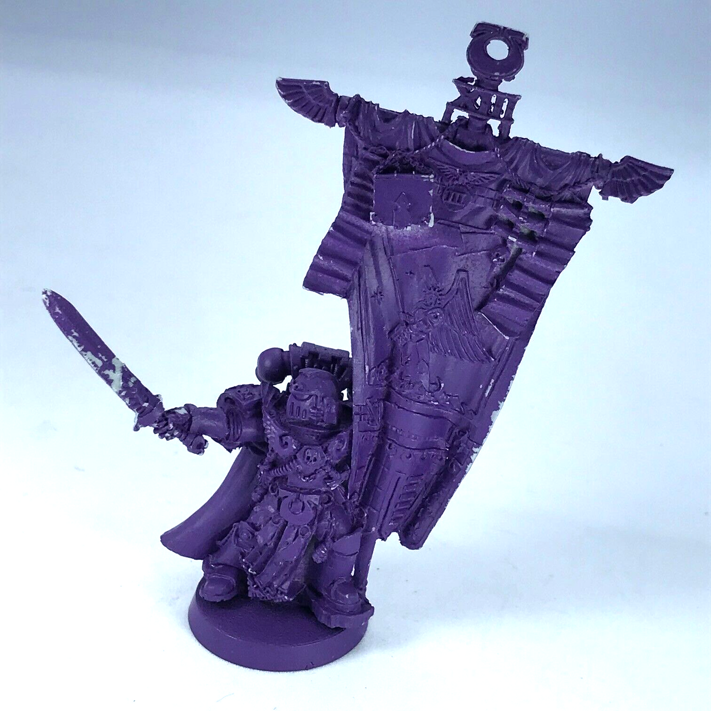 Honour Guard Standard Bearer Space Marines Warhammer 40K Classic Finecast C4889