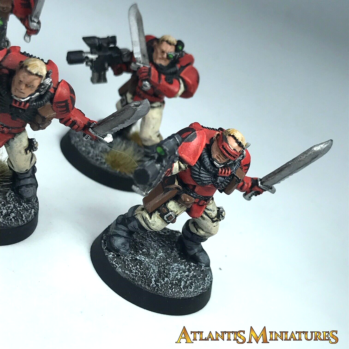 Painted Blood Angel Scout Squad Space Marine - Warhammer 40K C277