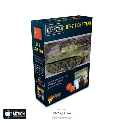 Soviet BT-7 Light Tank - Brand New - Warlord Games Bolt Action Miniatures