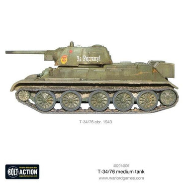 T-34/76 Medium Tank - Warlord Games Bolt Action Miniatures