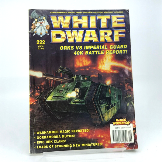 White Dwarf 222 Magazine Games Workshop Warhammer Fantasy 40,000 40K M412