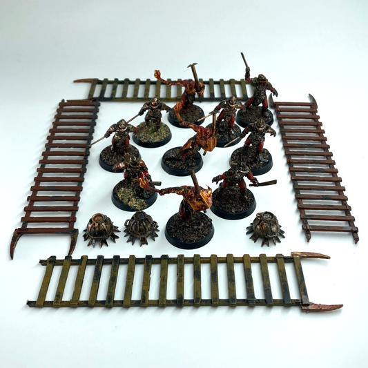 Uruk Hai Siege Troops - Isengard - Painted - Warhammer / Lord of the Rings C5388