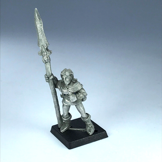 Wood Elves Glade Guard Spearman Citadel Dated 1995 Warhammer Fantasy X10496