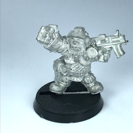 Classic Space Dwarf Squat Officer Dated 1987 Rogue Trader - Warhammer 40K X4176