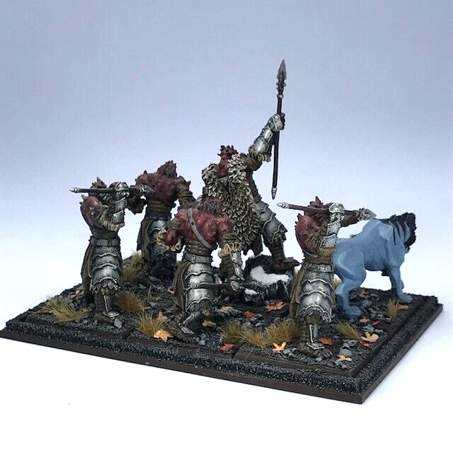 Ogor Hunter Regiment & Tray - Ideal for Ogre Kingdoms - Painted & Based