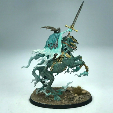 Nighthaunt Knight of Shrouds on Steed Painted - Warhammer Age of Sigmar C348