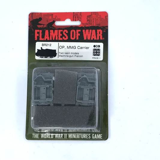 Allied British OP MMG Carrier MG Platoon Blister - Flames of War C1361