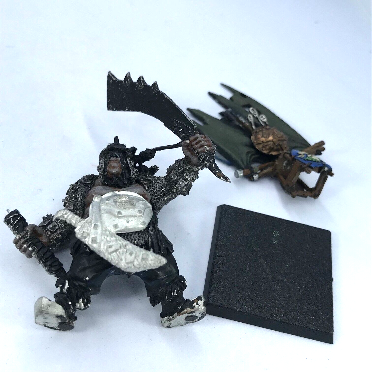 Ogor Mawtribes Tyrant Ogre Kitbash Banner Warhammer Fantasy Classic Metal C3817