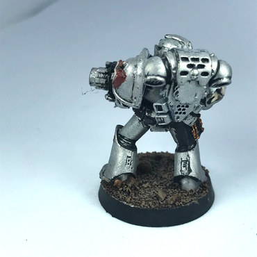 Metal Classic Grey Knight With Psycannon Space Marine - Warhammer 40K X11390