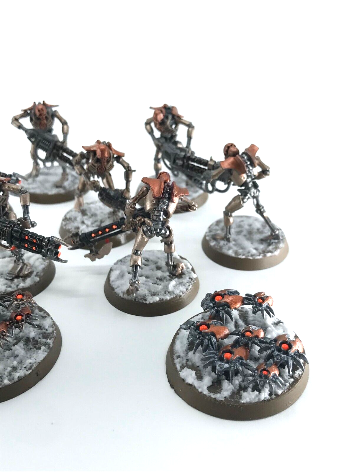 Necron Warriors Squadron - Warhammer 40K Games Workshop Painted C4994