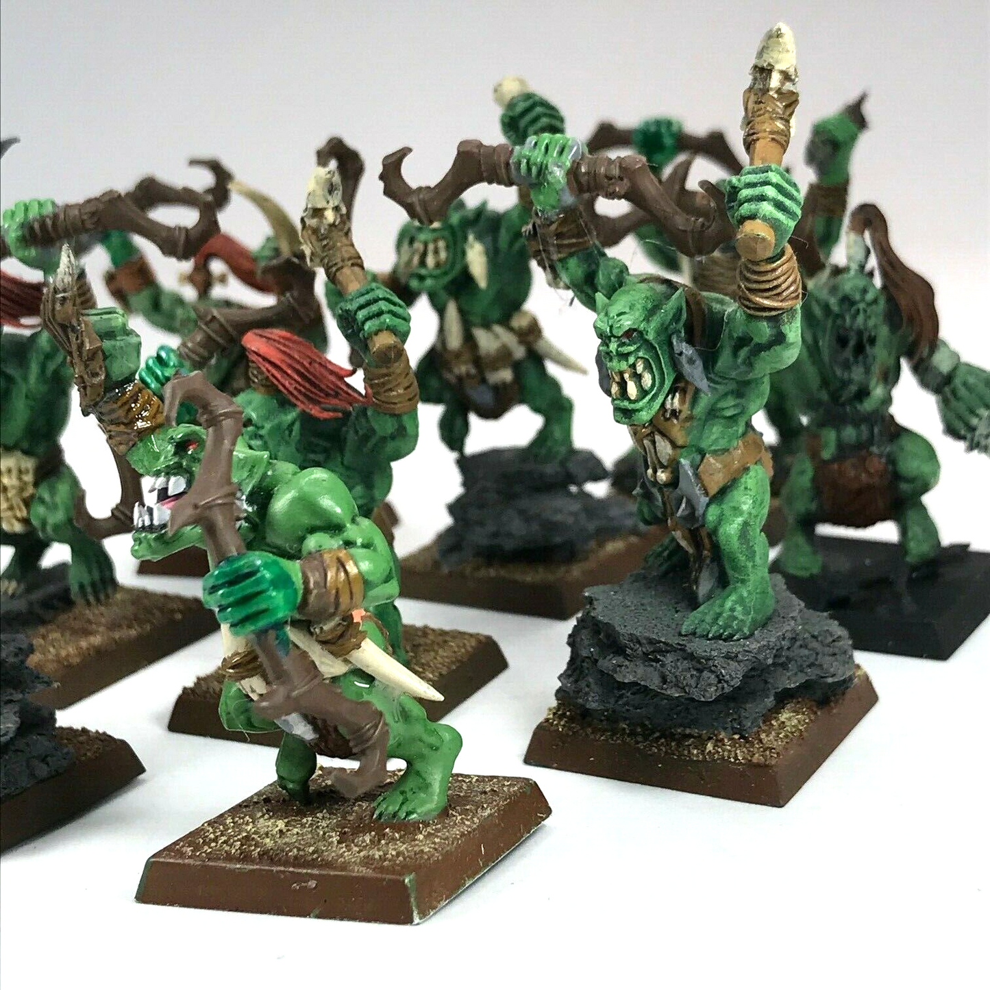 Savage Orc Archers Orc Goblins - Painted - Warhammer Fantasy C2440