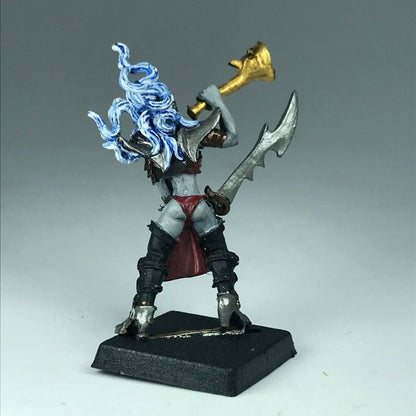 Metal Witch Elf Musician Dark Elf Elves - Warhammer Fantasy X6382
