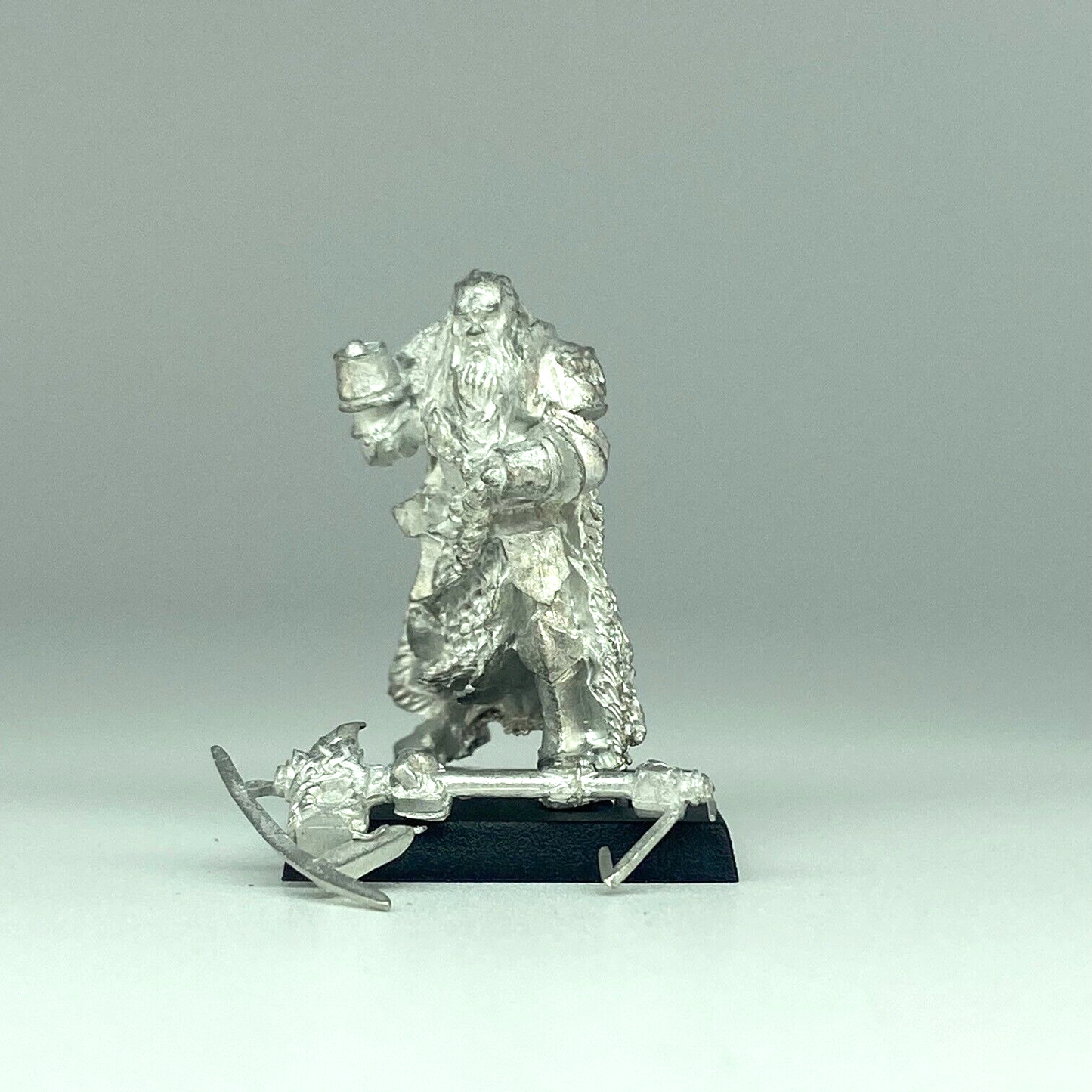 The Empire White Wolf Teutogen Guard Warrior - Warhammer Fantasy Metal X8425