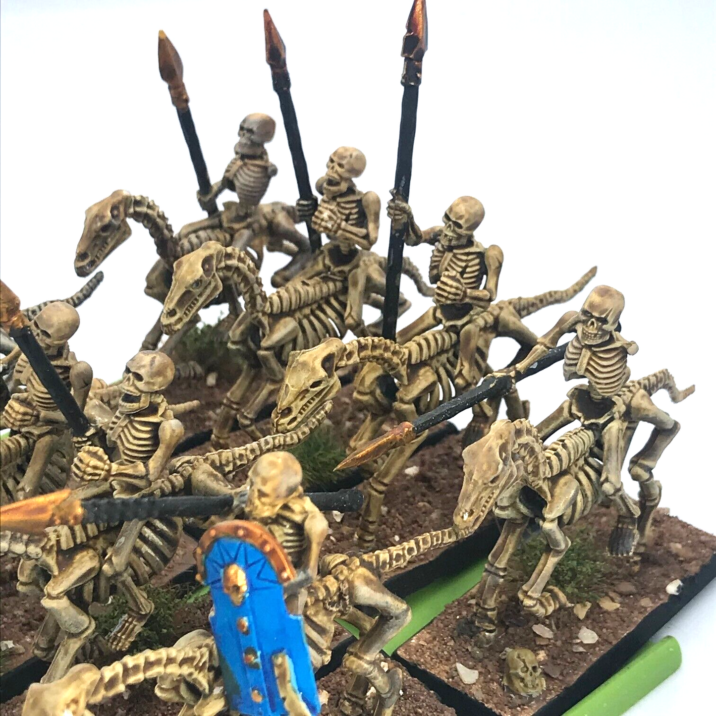 Classic Tomb Kings Skeleton Horsemen Unit - Incomplete - Warhammer Fantasy