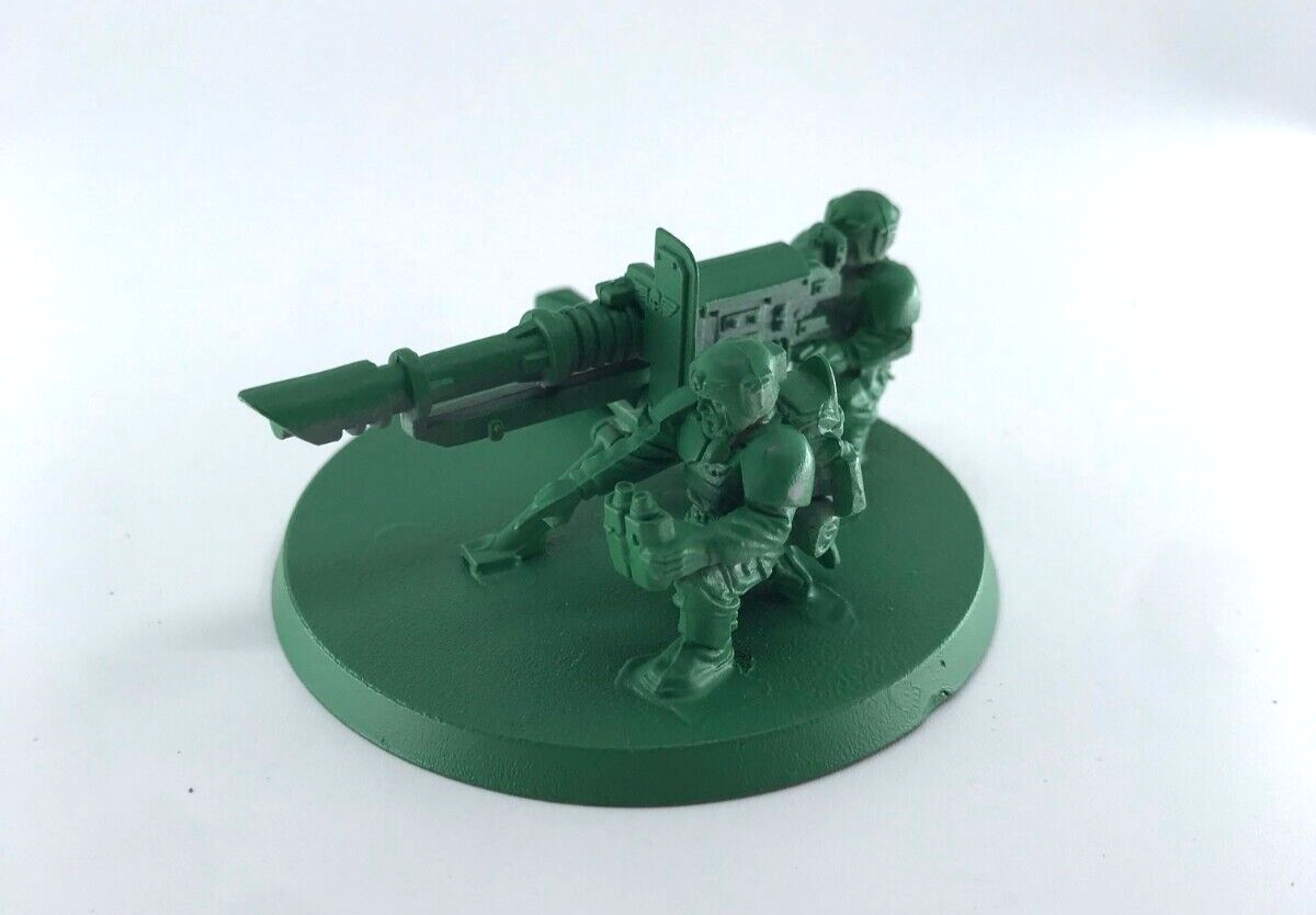 Cadian Lascannon Team Imperial Guard - Painted - Warhammer 40K C2526