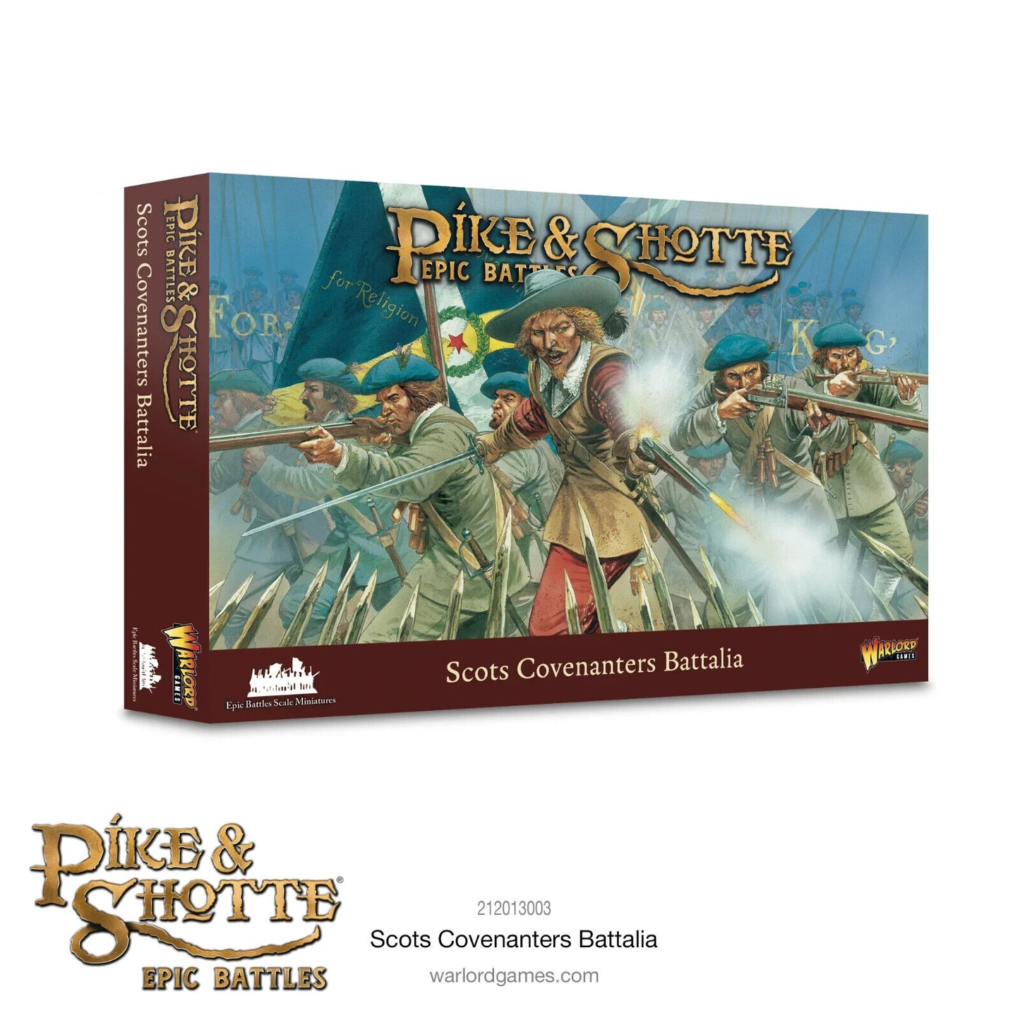 Scots Covenanters Battalia - Pike & Shotte Epic Miniatures Warlord Games