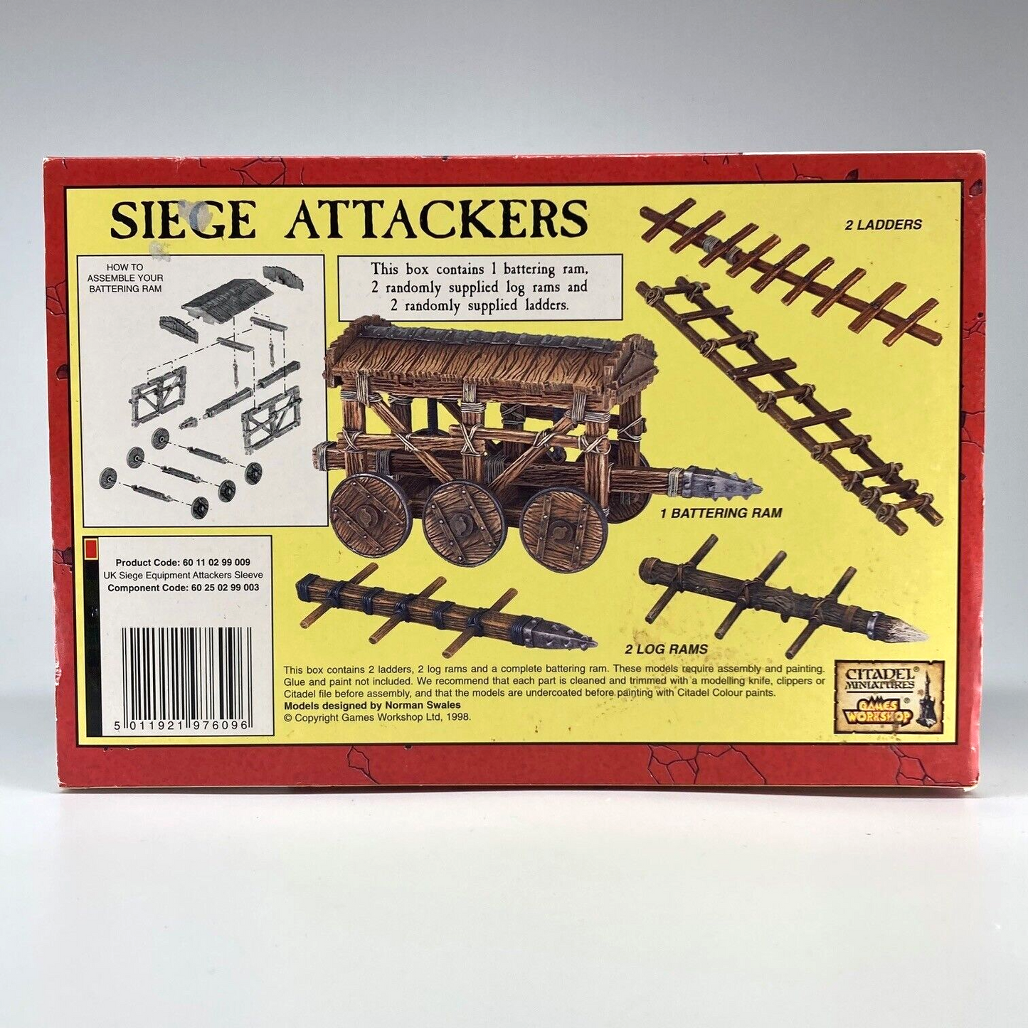 Siege Attackers Set - Warhammer Fantasy Citadel Games Workshop Classic Metal