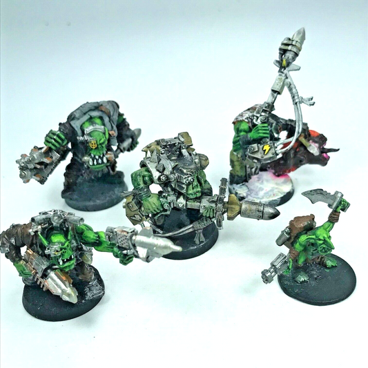 Part Converted Space Orks with Heavy Weapons - Warhammer 40K C2179