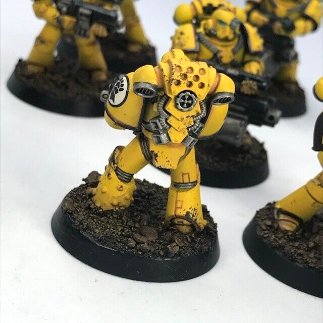 Imperial Fists Tactical Squad - Warhammer 30K Games Workshop Painted C4772