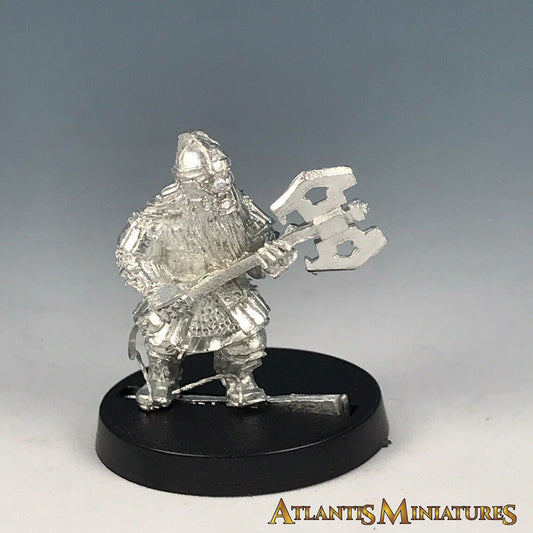 Metal Khazad Guard Dwarf Warrior LOTR - Warhammer / Lord of the Rings X1036