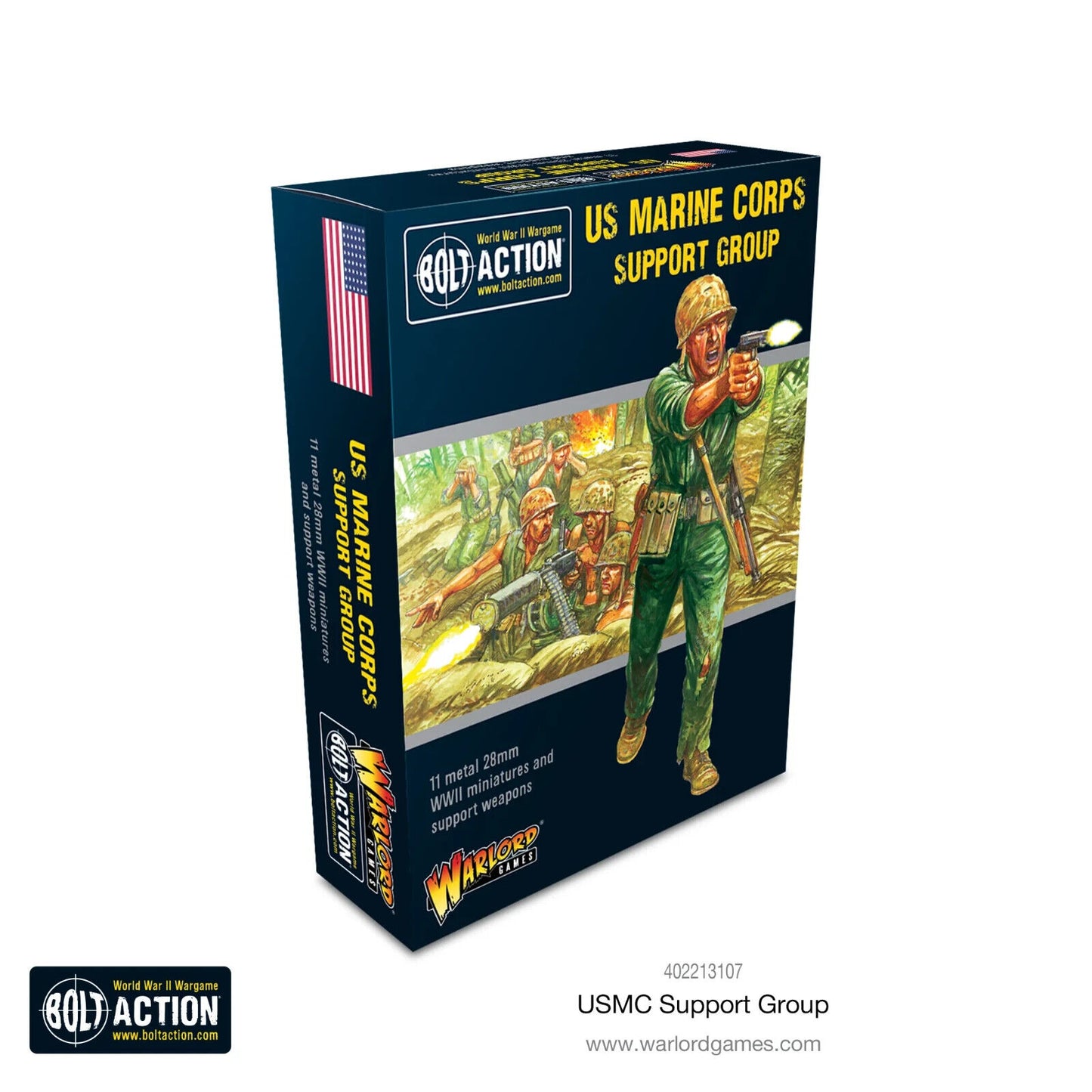 US Marine Corps Support Group - Warlord Games Bolt Action Miniatures