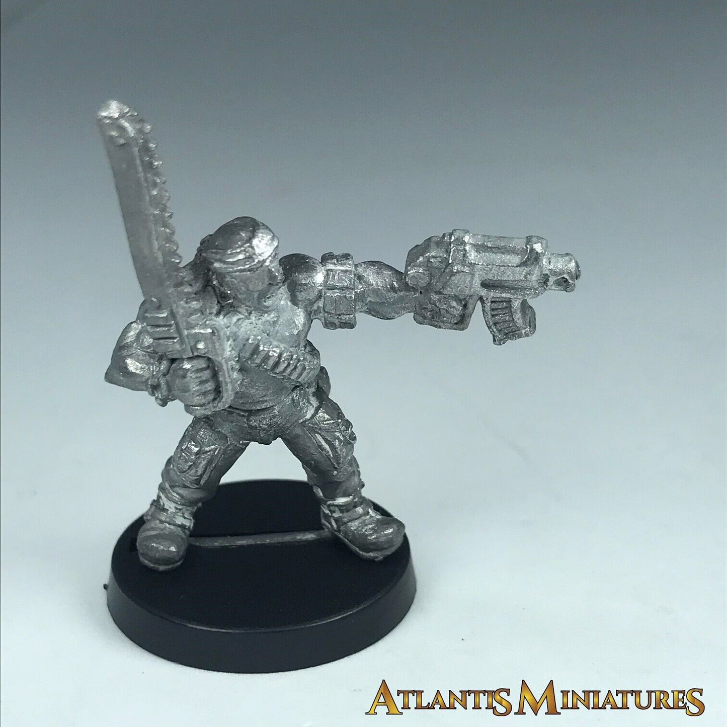 Metal Catachan Sergeant Command Imperial Guard - Warhammer 40K X8353