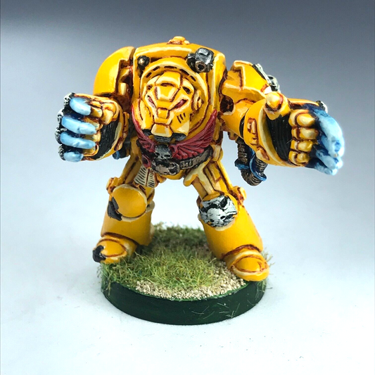 Metal Imperial Fist Terminator Space Marines - Painted - Warhammer 40K X10797