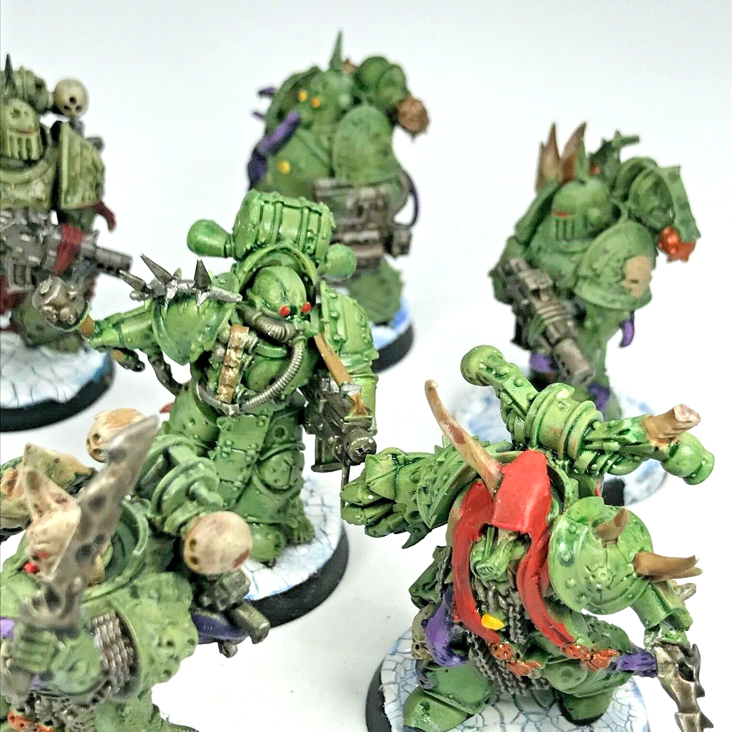 Death Guard Plague Marines Squad Chaos - Painted - Warhammer 40K C2475