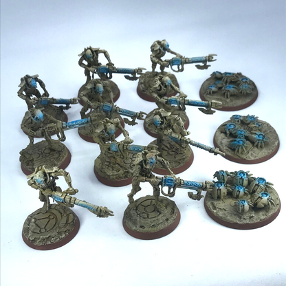 Necron Warrior Squad - Necrons Warriors - Painted - Warhammer 40K C3936