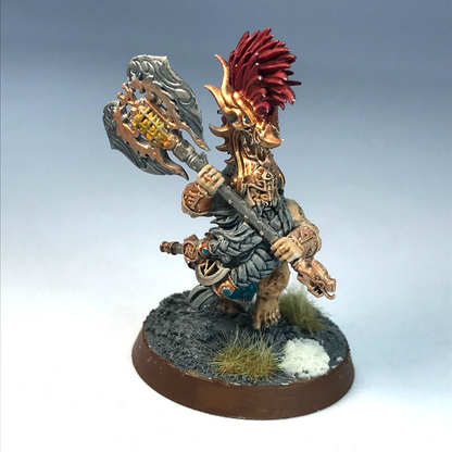 Grimwrath Berzerker Fyreslayer Dwarfs - Warhammer Age of Sigmar Painted X13227