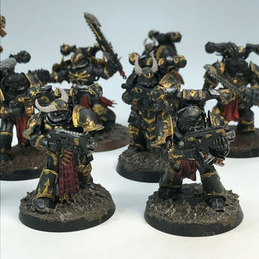 Chaos Space Marines Squad Painted - Warhammer 40K C2128