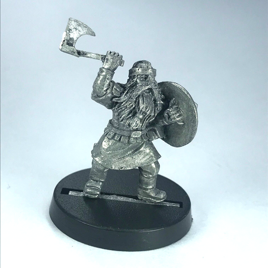 Dwarf Warrior with Axe & Shield OOP LOTR / Warhammer / Lord of the Rings X12477