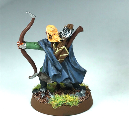 Metal Lothlorien Wood Elf Archer - Painted - Warhammer / Lord of the Rings X6502