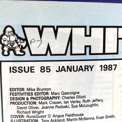 White Dwarf 85 Magazine Games Workshop Warhammer Fantasy 40,000 40K M1086