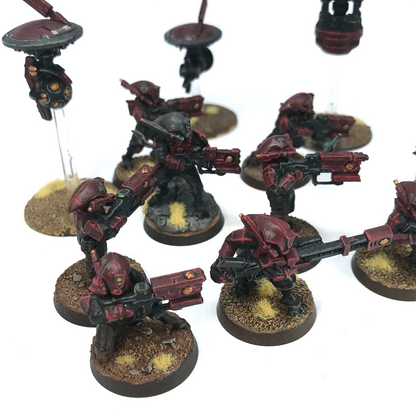 T'au Tau Pathfinder Scout Unit with Drones - Painted - Warhammer 40K C2658