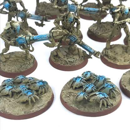 Necron Warrior Squad - Necrons Warriors - Painted - Warhammer 40K C3937