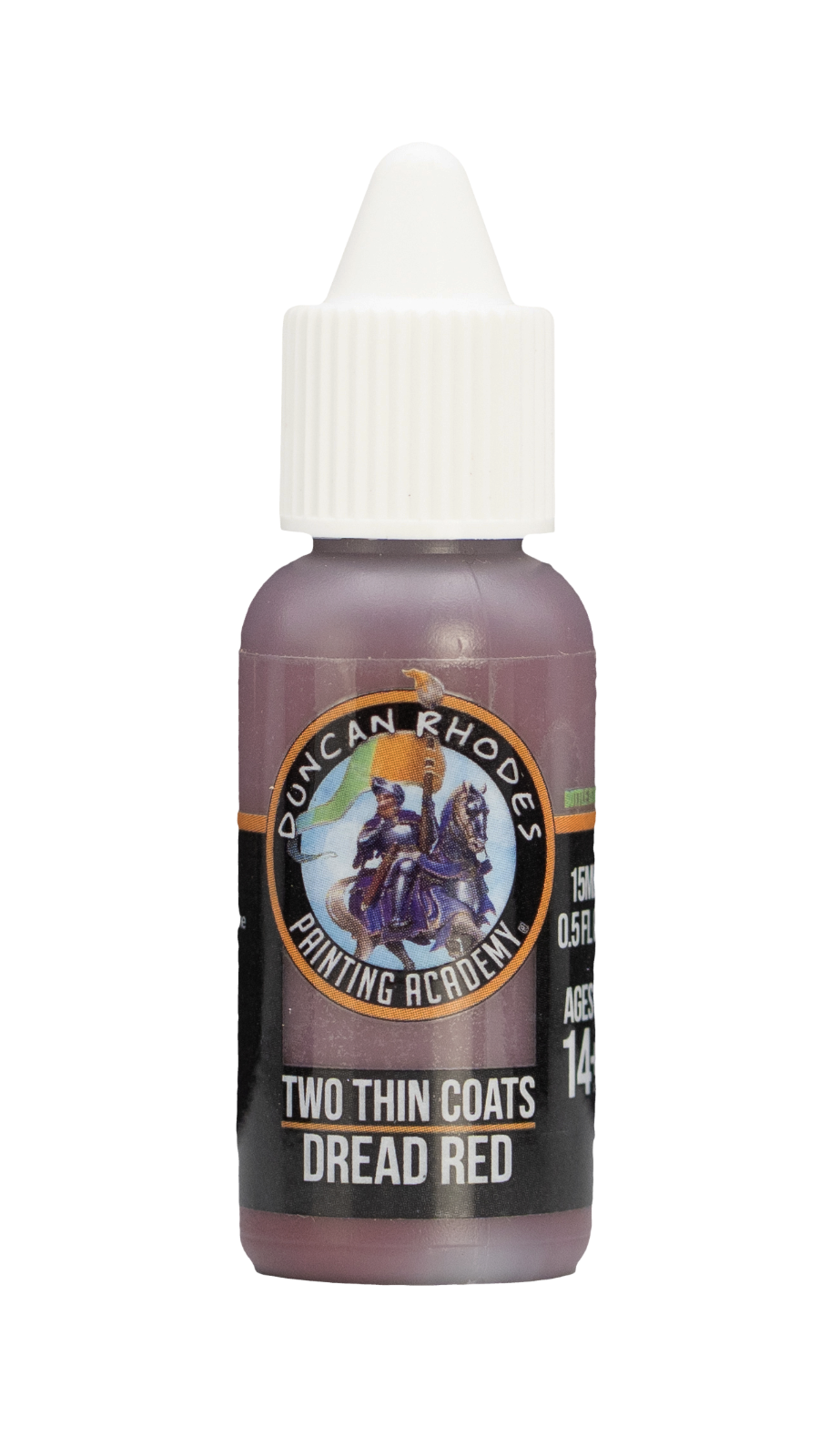 Dread Red Two Thin Coats Paints Duncan Rhodes Painting Academy - 15ml