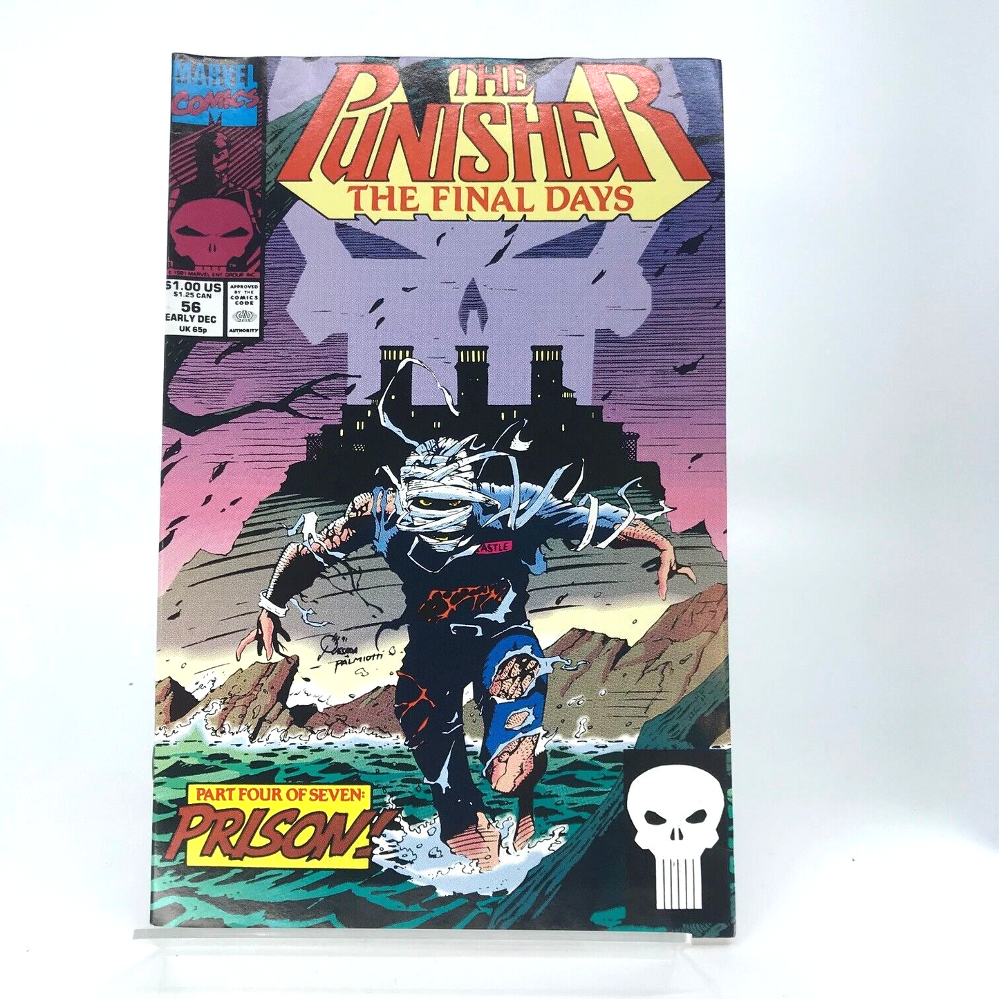 The Punisher Issue 56 Original Vintage Comic - Marvel Comics D40