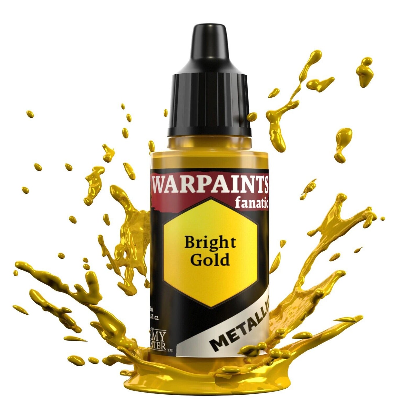 Bright Gold Paint - Warpaints Fanatic Metallic 18ml - The Army Painter