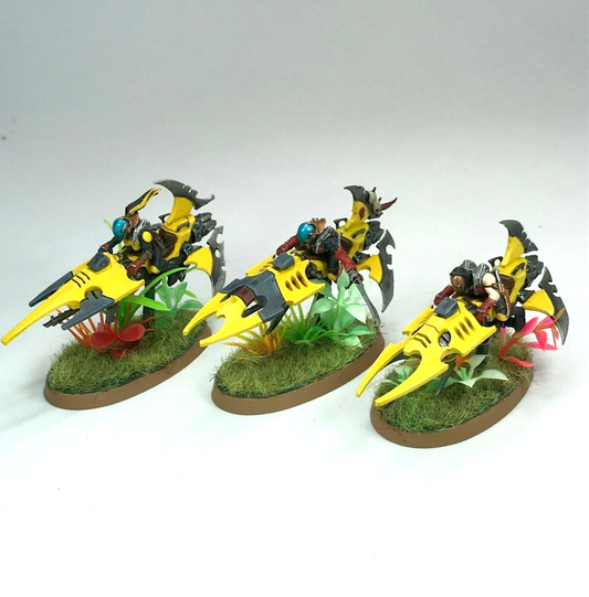 Reavers Reaver Bikes Dark Eldar Drukhari - Painted - Warhammer 40K C352