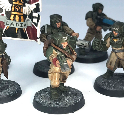 Imperial Guard Cadian Company HQ Astra Militarum - Painted Warhammer 40K C2561