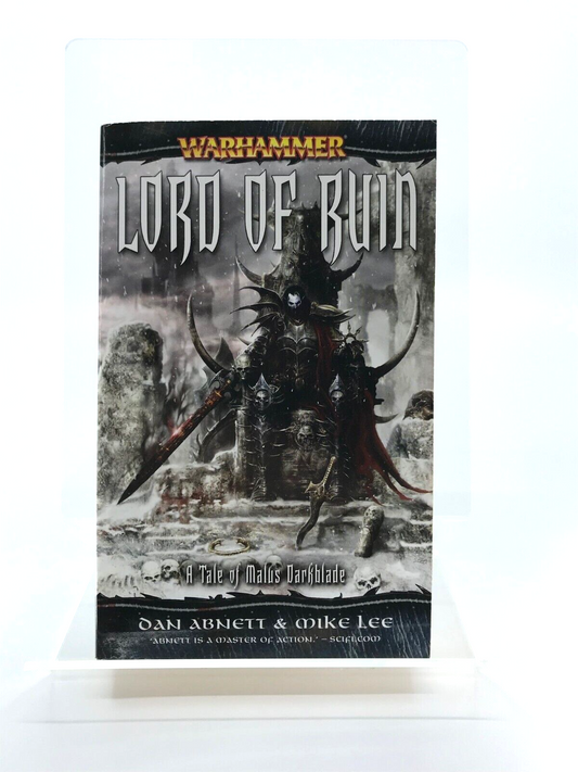 Lord of Ruin Malus Darkblade Book - Dan Abnett & Mike Lee Warhammer M551