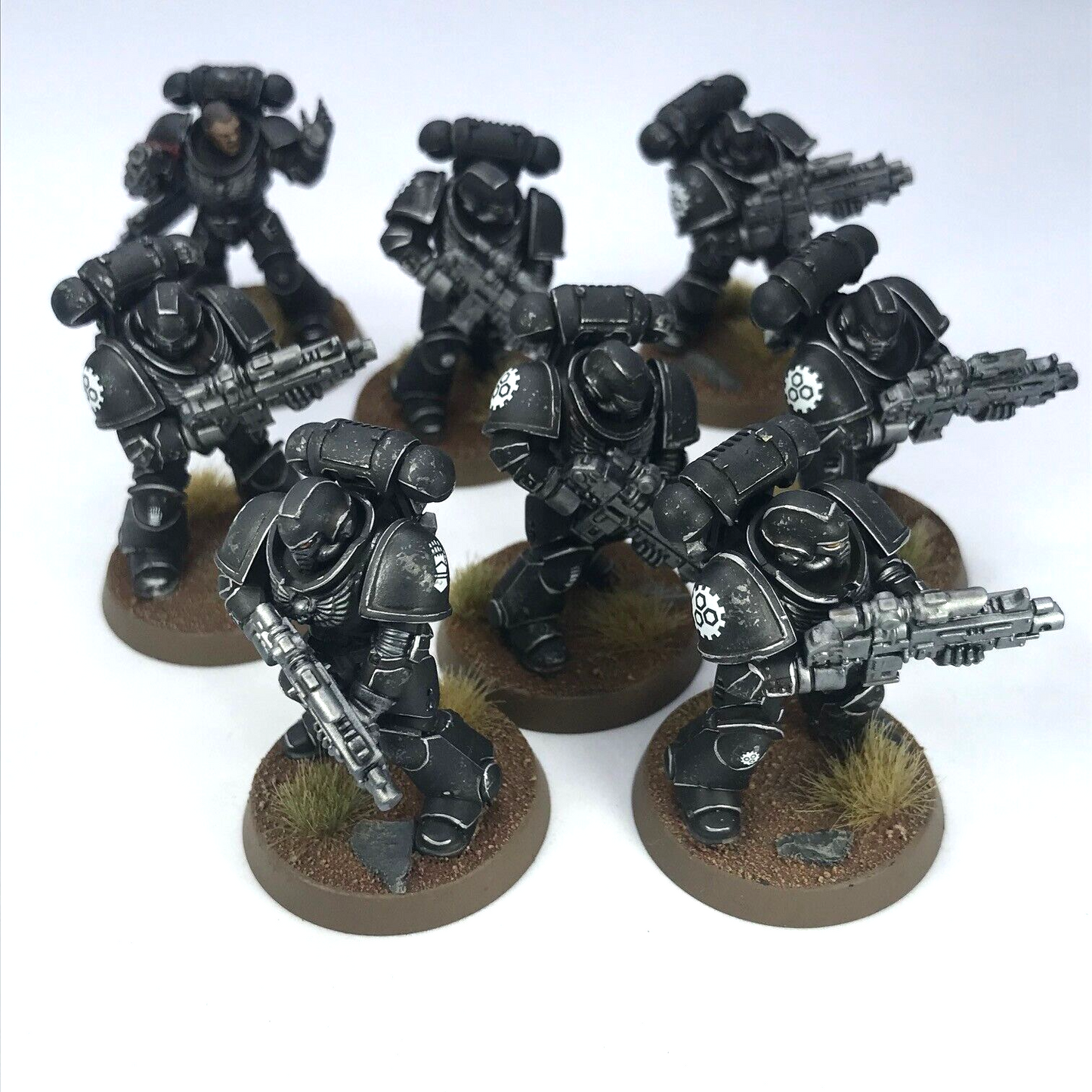 Primaris Intercessors Iron Hands Space Marines - Painted - Warhammer 40K C2827