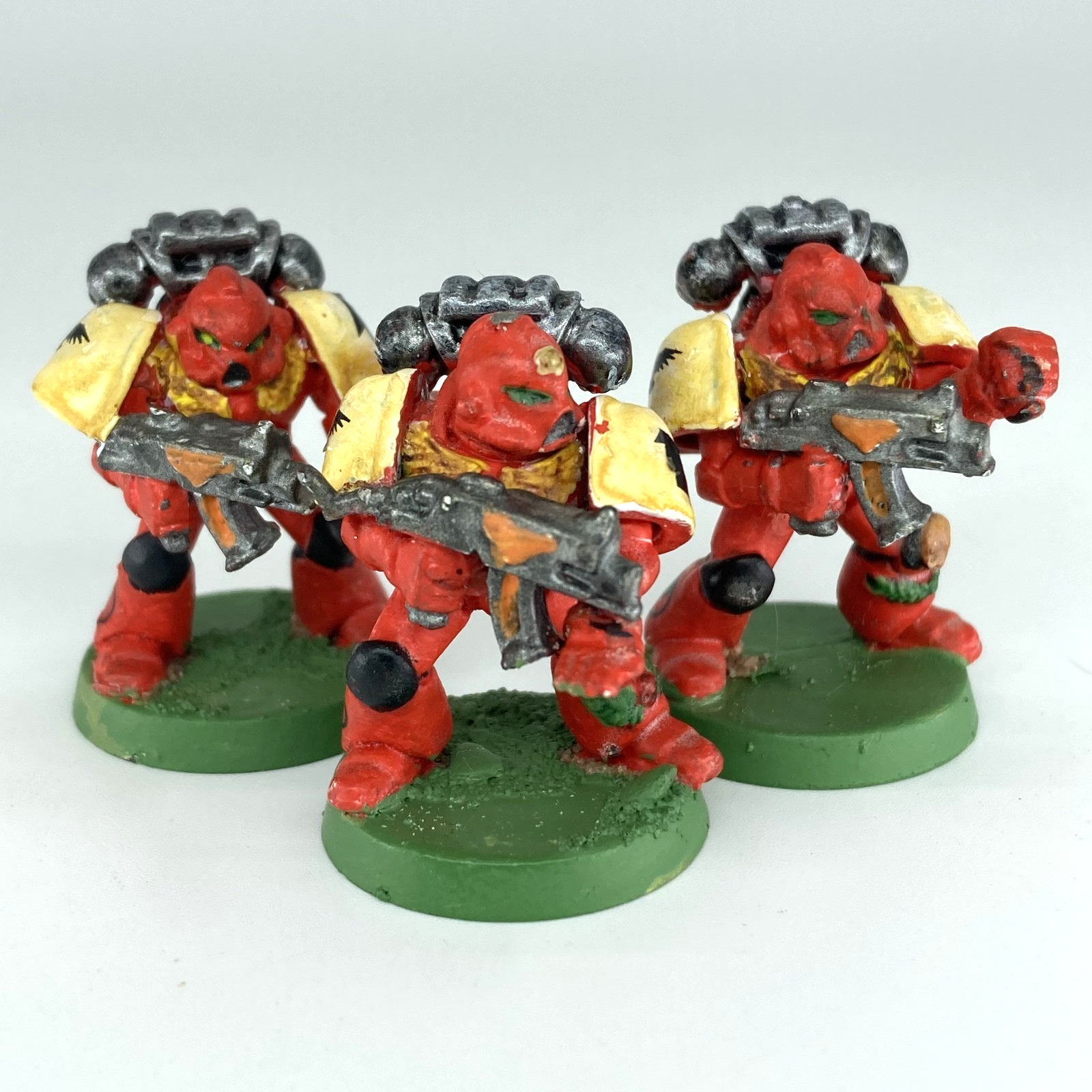 Space marine tactical squad - blood angels rogue trader warhammer metal x16812