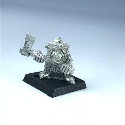 Forest Goblin with Axe Dated 1991 Classic Metal Citadel Warhammer Fantasy X6129