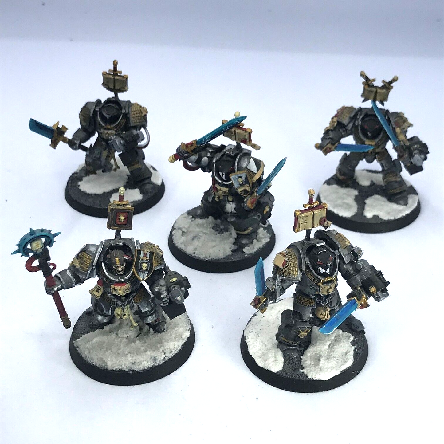 Grey Knights Paladin Terminator Squad Space Marines Warhammer 40K Painted C4735