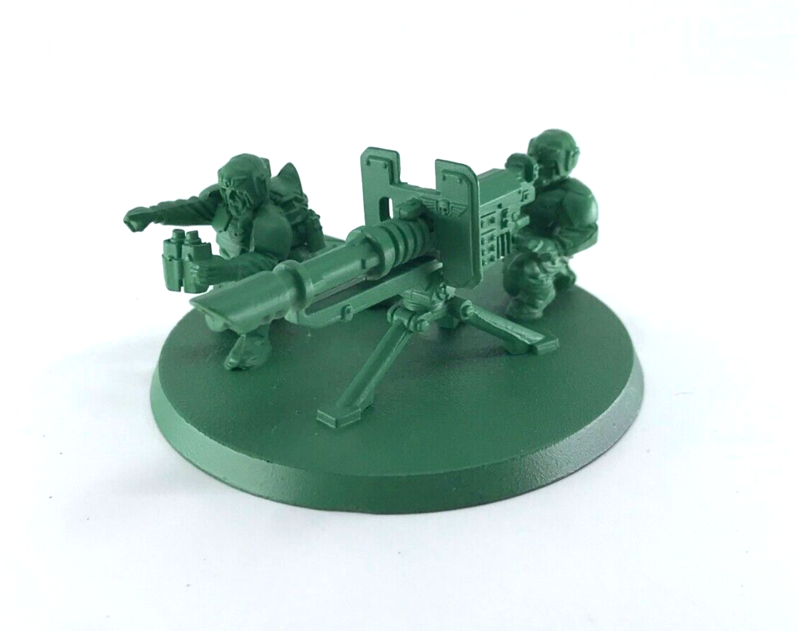 Cadian Lascannon Team Imperial Guard - Painted - Warhammer 40K C174