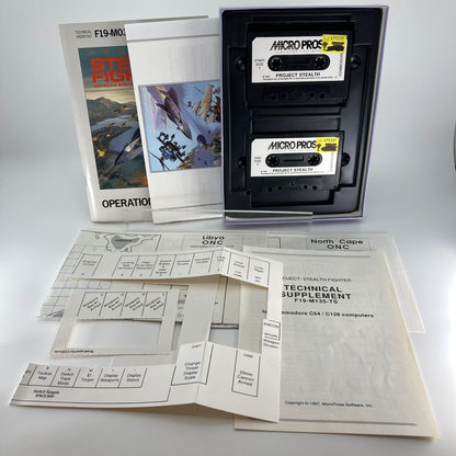 Project Stealth Fighter Micro-prose Commodore 64 Game W301